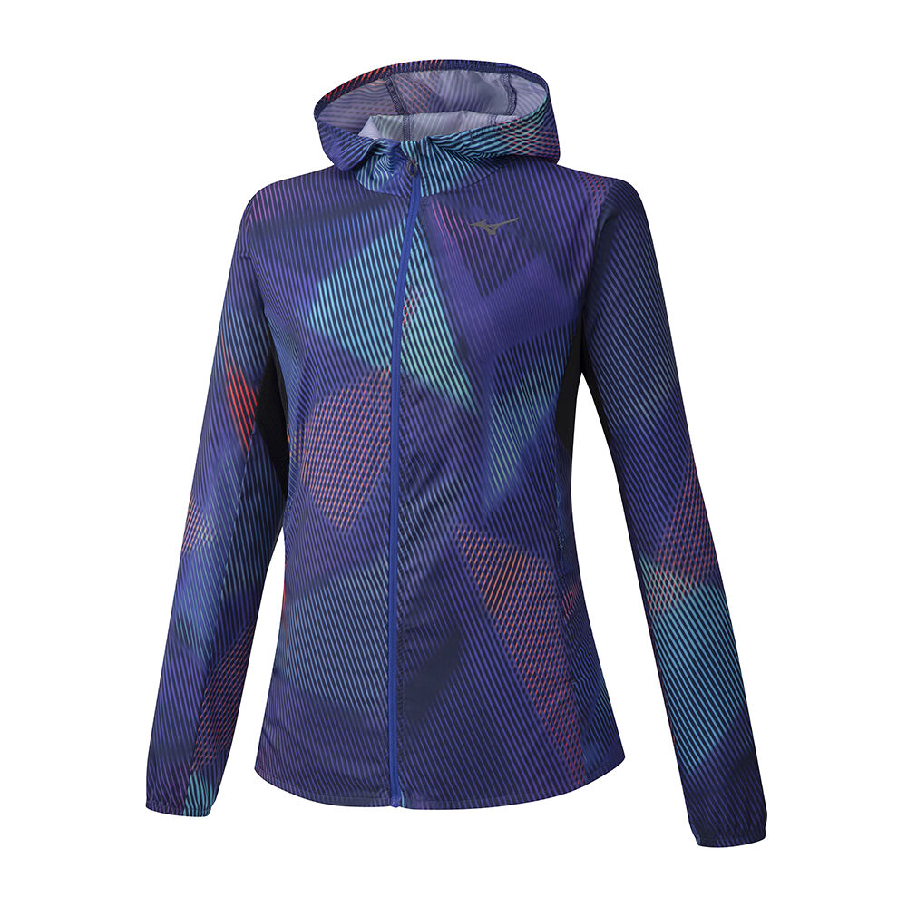 Mizuno Women's Hoodie Running Jacket Blue (J2GE020129-YJH)